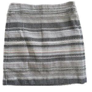 LOFT Tweed Textured Mini Skirt I Size: 4